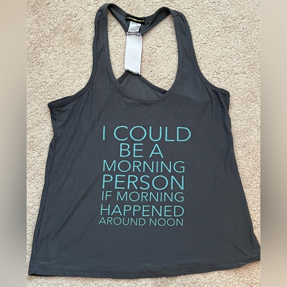 Not A Morning Person Graphic Tank
